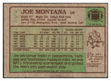 1984 Topps Football #358 Joe Montana 49ers NR-MT 460394