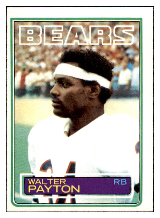 1983 Topps Football #036 Walter Payton Bears EX-MT 460401