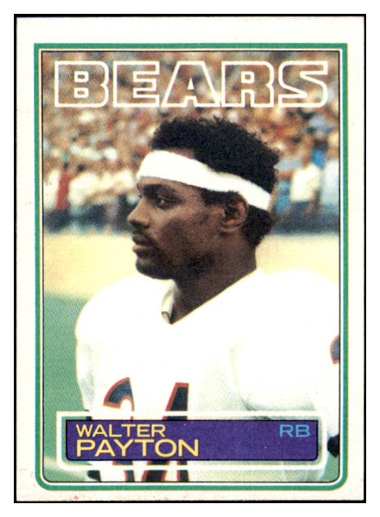 1983 Topps Football #036 Walter Payton Bears EX-MT 460402