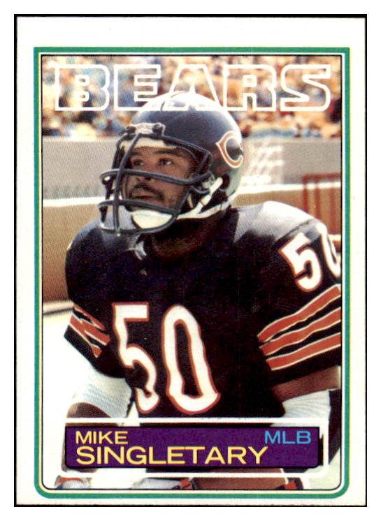 1983 Topps Football #038 Mike Singletary Bears EX-MT 460404