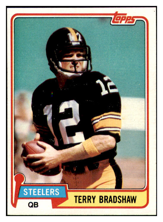 1981 Topps Football #375 Terry Bradshaw Steelers NR-MT 460408
