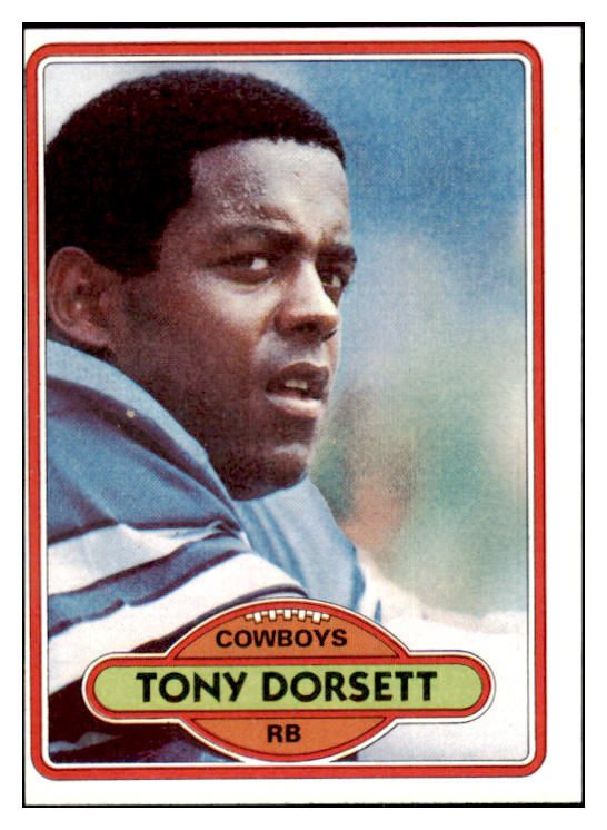 1980 Topps Football #330 Tony Dorsett Cowboys VG-EX 460415