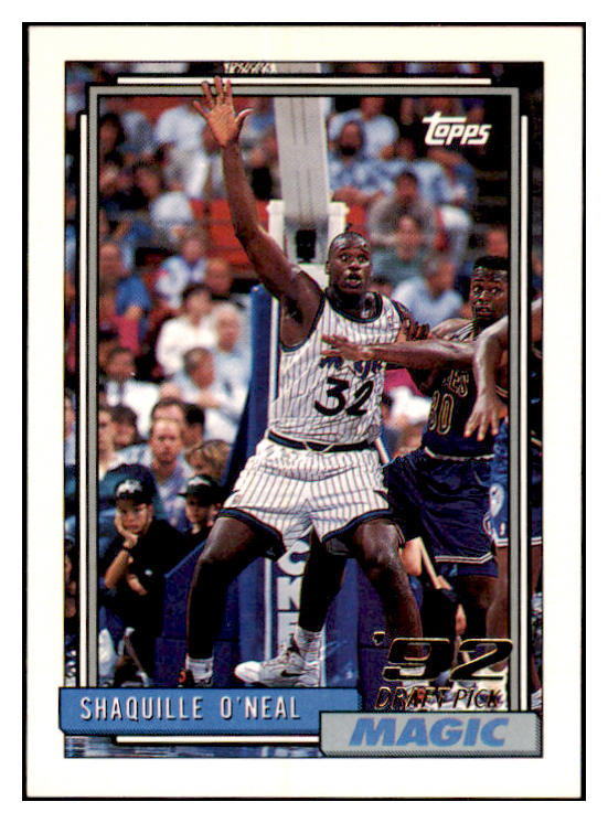 1992 Topps Basketball #362 Shaquille O'Neal Magic NR-MT 460445