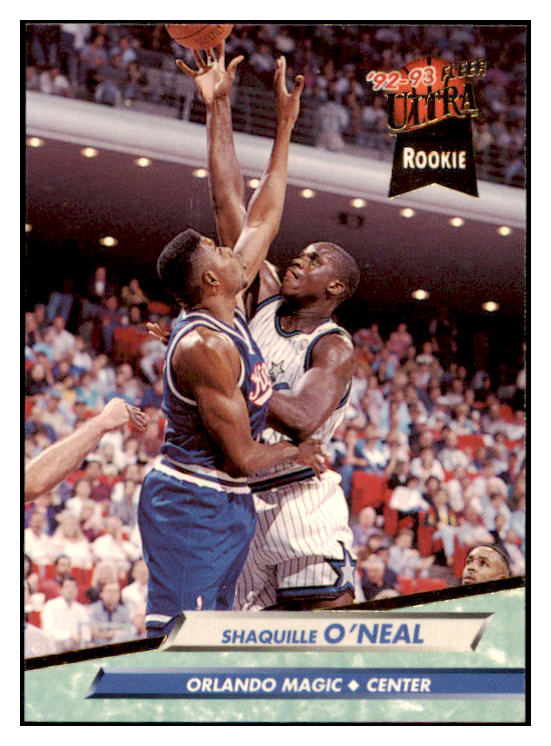 1992 Fleer Ultra Basketball #328 Shaquille O'Neal Magic NR-MT 460449