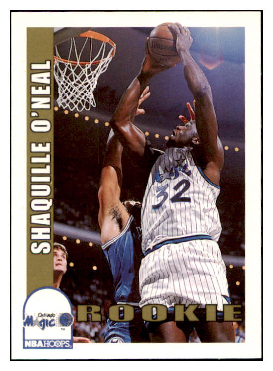 1992 Hoops Basketball #442 Shaquille O'Neal Magic NR-MT 460450