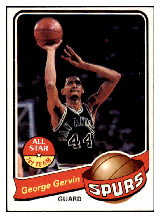 1979 Topps Basketball #001 George Gervin Spurs NR-MT 460465