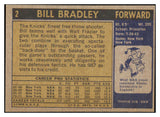 1971 Topps Basketball #002 Bill Bradley Knicks NR-MT 460503