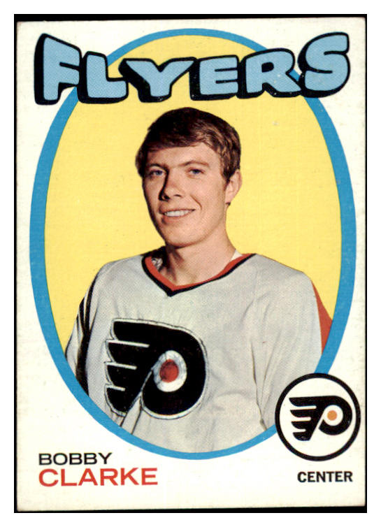 1971 Topps Hockey #114 Bobby Clarke Flyers EX-MT 460568