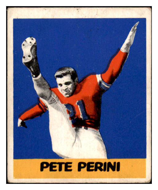 1948 Leaf Football #096 Pete Perini Ohio State VG 460612