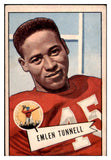 1952 Bowman Large Football #039 Emlen Tunnell Giants VG-EX 460648