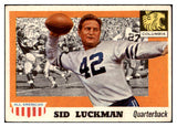 1955 Topps All American #085 Sid Luckman Columbia VG 460665