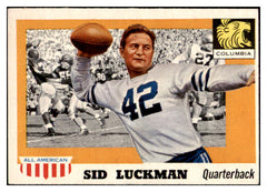 1955 Topps All American #085 Sid Luckman Columbia EX-MT 460666