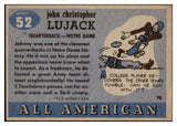 1955 Topps All American #052 Johnny Lujack Notre Dame EX-MT 460669