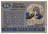 1955 Topps All American #024 Ken Strong NYU EX 460673