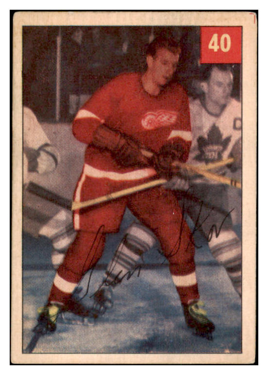1954 Parkhurst Hockey #040 Glen Skov Red Wings VG-EX 460705