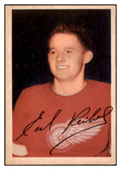 1953 Parkhurst Hockey #036 Earl Reibel Red Wings EX 460709