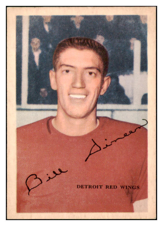 1953 Parkhurst Hockey #038 Bill Dineen Red Wings EX-MT 460711