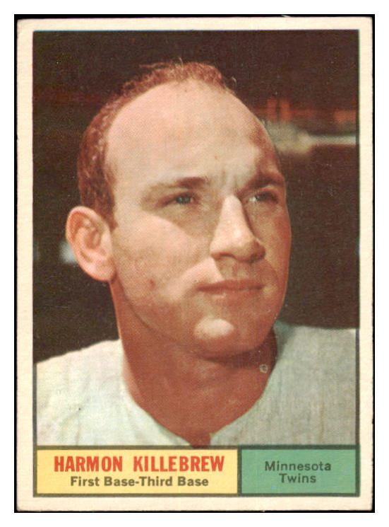 1961 Topps Baseball #080 Harmon Killebrew Twins VG-EX 460715
