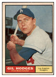 1961 Topps Baseball #460 Gil Hodges Dodgers EX 460722