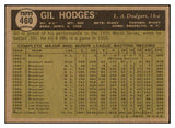 1961 Topps Baseball #460 Gil Hodges Dodgers EX 460722