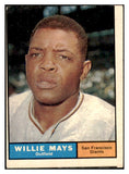 1961 Topps Baseball #150 Willie Mays Giants Good 460727