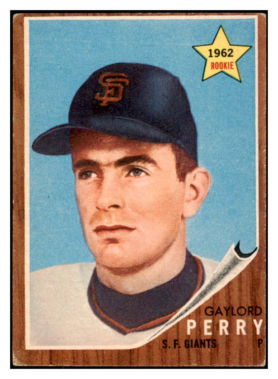 1962 Topps Baseball #199 Gaylord Perry Giants VG-EX 460739