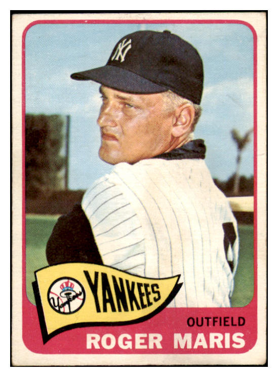 1965 Topps Baseball #155 Roger Maris Yankees EX 460778