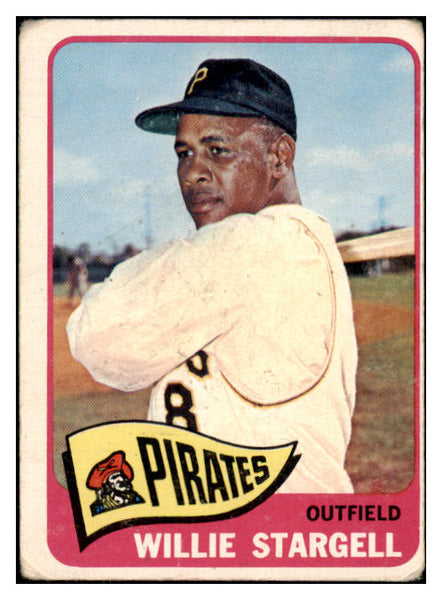 1965 Topps Baseball #377 Willie Stargell Pirates VG 460779