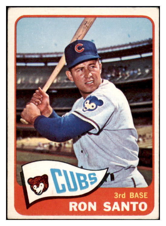 1965 Topps Baseball #110 Ron Santo Cubs EX 460785