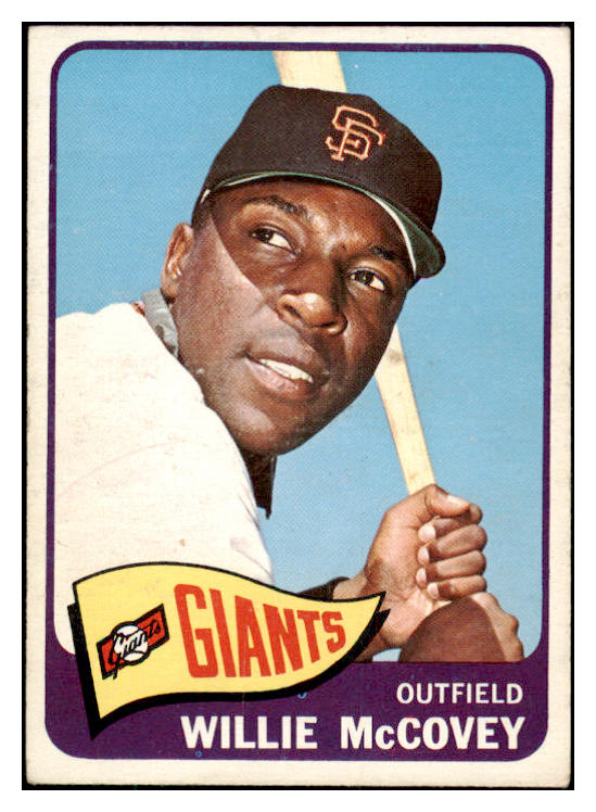 1965 Topps Baseball #176 Willie McCovey Giants EX 460786