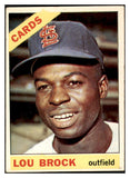 1966 Topps Baseball #125 Lou Brock Cardinals VG 460787