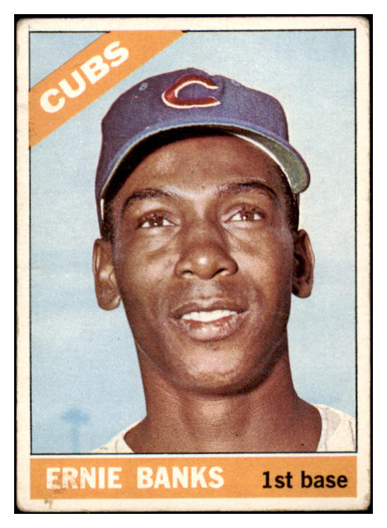 1966 Topps Baseball #110 Ernie Banks Cubs GD-VG 460793