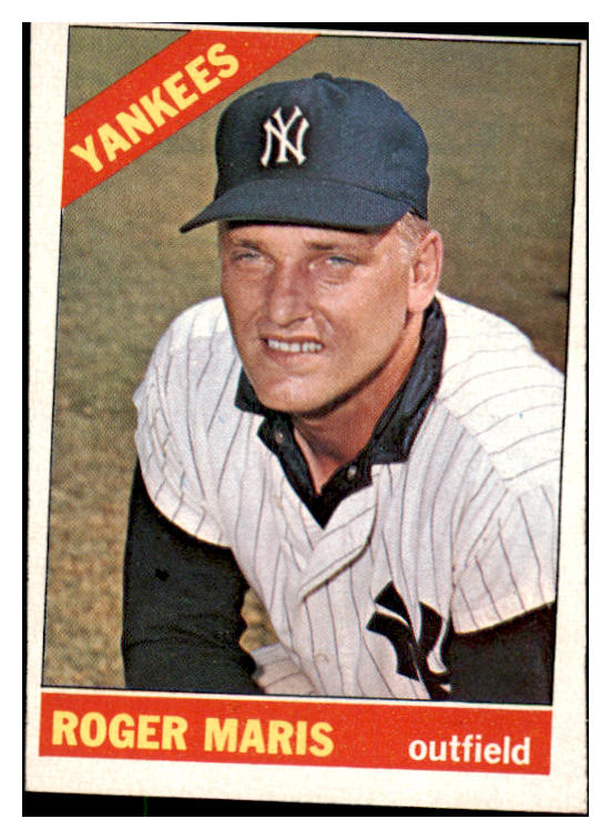 1966 Topps Baseball #365 Roger Maris Yankees Good 460796