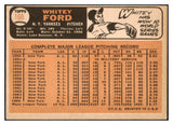 1966 Topps Baseball #160 Whitey Ford Yankees EX 460801