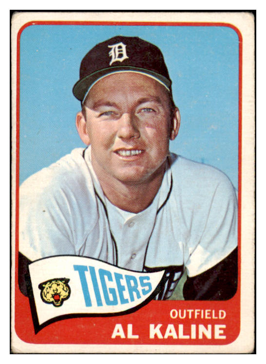 1965 Topps Baseball #130 Al Kaline Tigers VG 460812