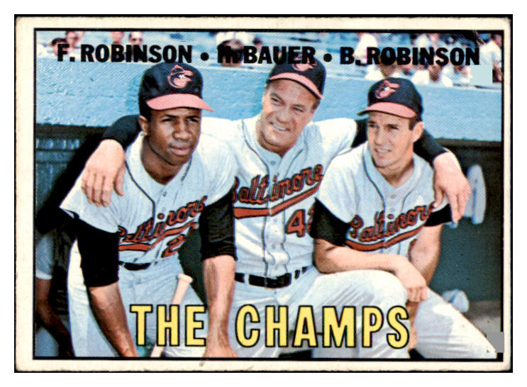 1967 Topps Baseball #001 Brooks Robinson Frank Robinson VG-EX 460819
