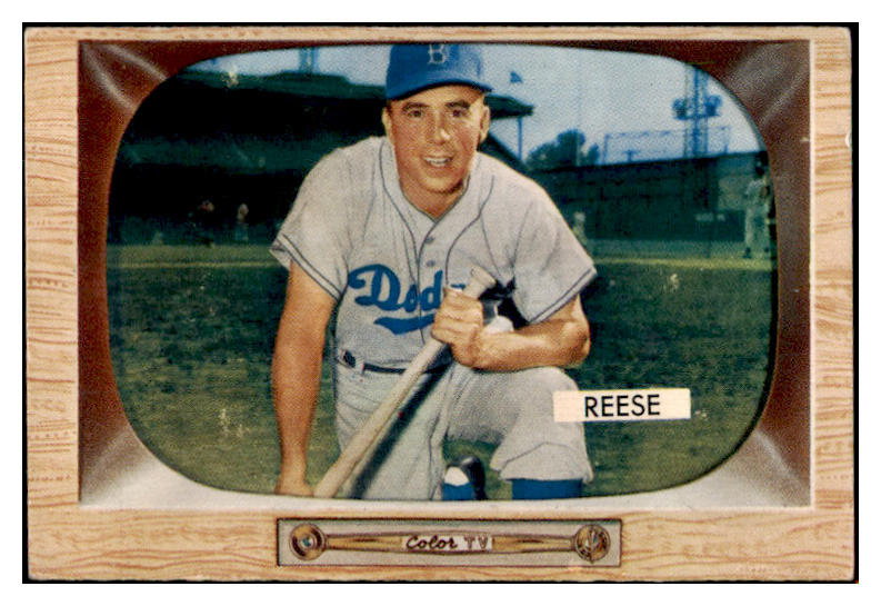 1955 Bowman Baseball #037 Pee Wee Reese Dodgers VG 460834