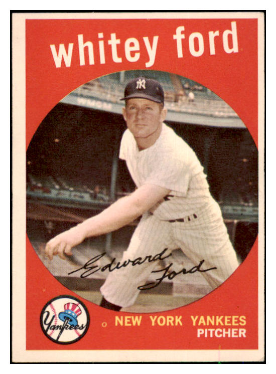 1959 Topps Baseball #430 Whitey Ford Yankees EX 461680