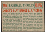 1959 Topps Baseball #468 Duke Snider IA Dodgers NR-MT 461681