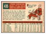 1959 Topps Baseball #435 Frank Robinson Reds NR-MT 461689