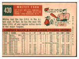 1959 Topps Baseball #430 Whitey Ford Yankees VG 461699