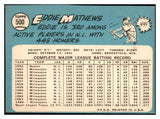 1965 Topps Baseball #500 Eddie Mathews Braves EX-MT 461713