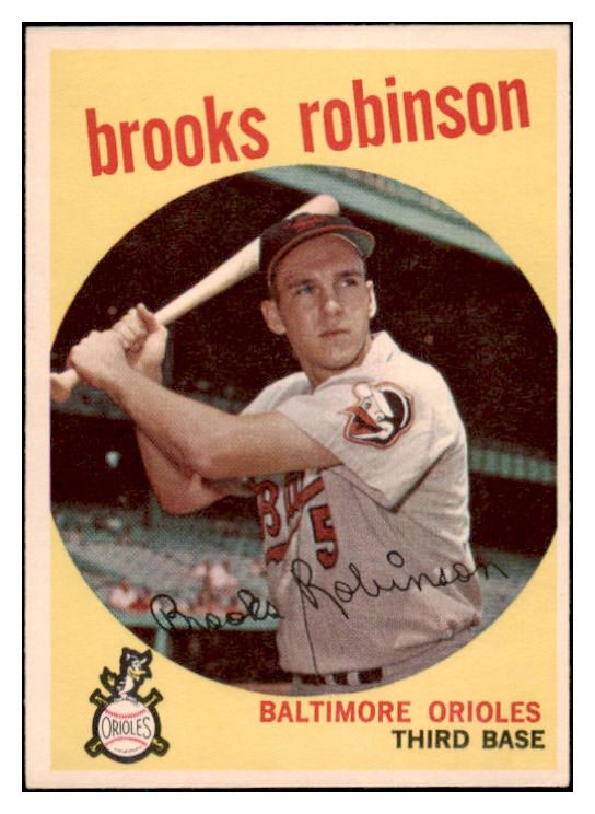 1959 Topps Baseball #439 Brooks Robinson Orioles EX-MT 461734