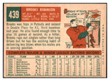 1959 Topps Baseball #439 Brooks Robinson Orioles EX-MT 461734