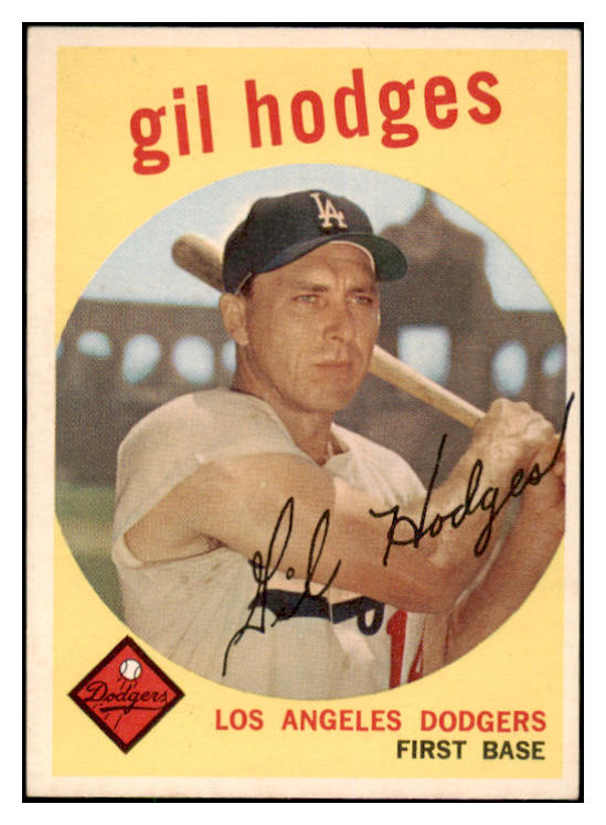 1959 Topps Baseball #270 Gil Hodges Dodgers EX-MT 461735