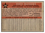 1958 Topps Baseball #480 Eddie Mathews A.S. Braves VG-EX 461740