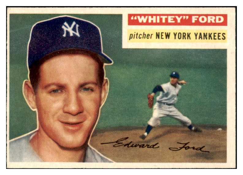 1956 Topps Baseball #240 Whitey Ford Yankees EX-MT 461756