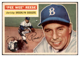 1956 Topps Baseball #260 Pee Wee Reese Dodgers EX 461762