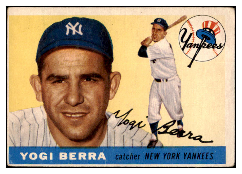 1955 Topps Baseball #198 Yogi Berra Yankees VG 461770