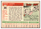 1955 Topps Baseball #028 Ernie Banks Cubs VG-EX 461775